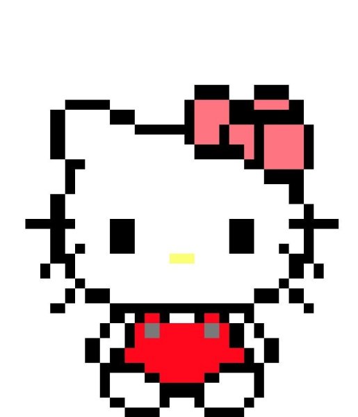 Хеллоу Китти Pixel Art
