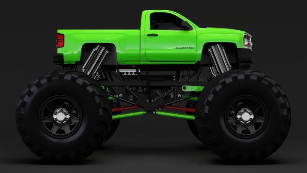 Chevrolet Silverado монстр трак
