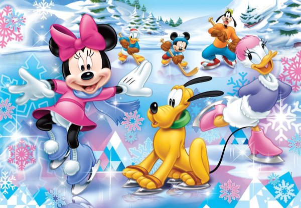 Новогодние персонажи Walt Disney