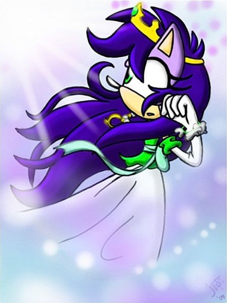 Queen Aleena and Sonic мама