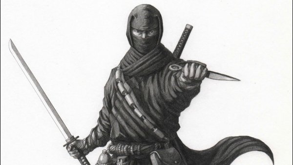 Ниндзя рисунок