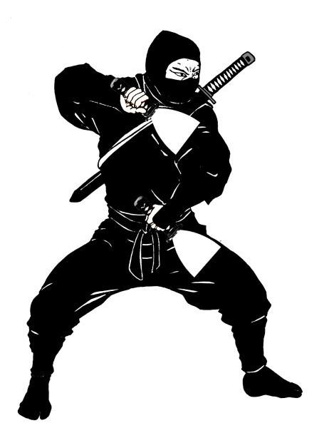 Ниндзя рисунок