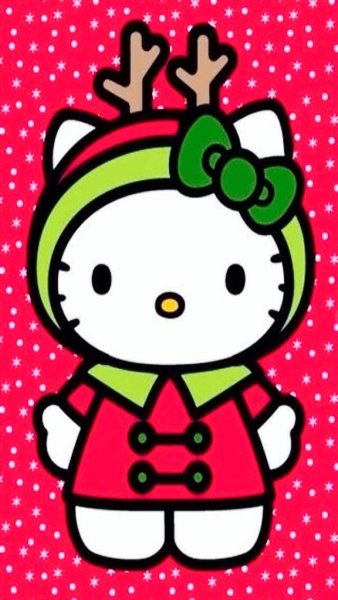 Новогодняя hello Kitty