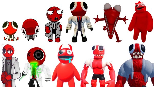 Rainbow friends Red
