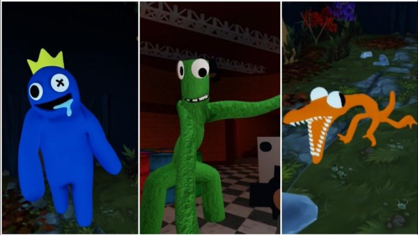 Rainbow friends Roblox зелёный