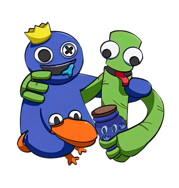 Rainbow friends PNG
