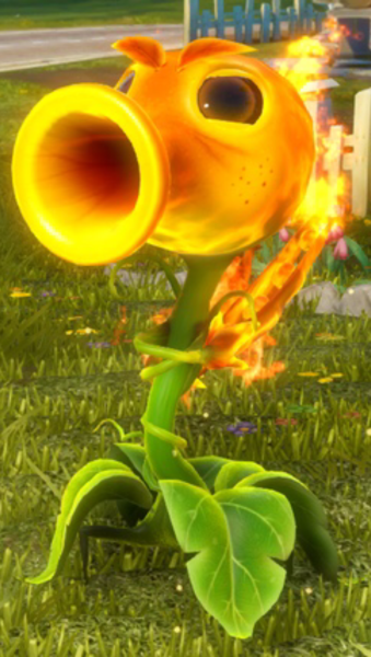 Огненный Горохострел PVZ