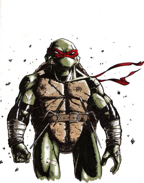 Raphael Черепашки ниндзя арт