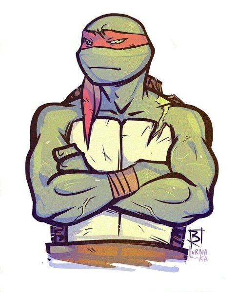 TMNT 2012 Рафаэль арт