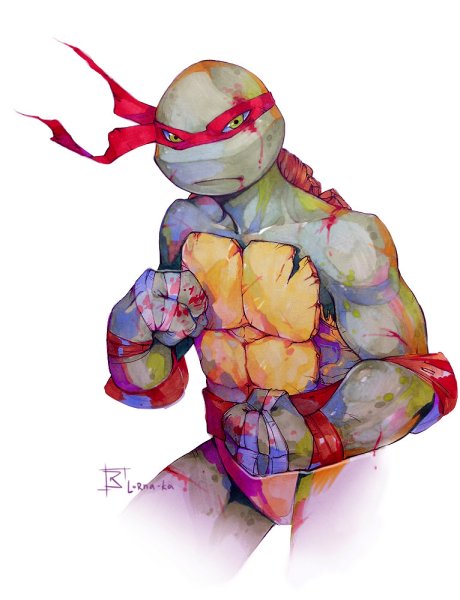 Рафаэль TMNT арт
