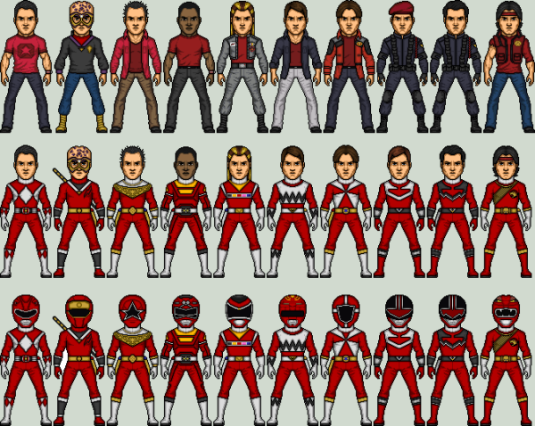 Power Rangers time Force MICROHEROES