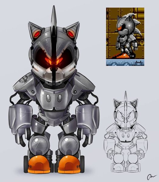 Меха Silver Sonic 2
