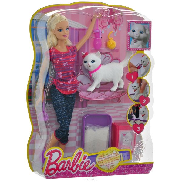 Barbie игровой набор с куклой Potty Training Blissa
