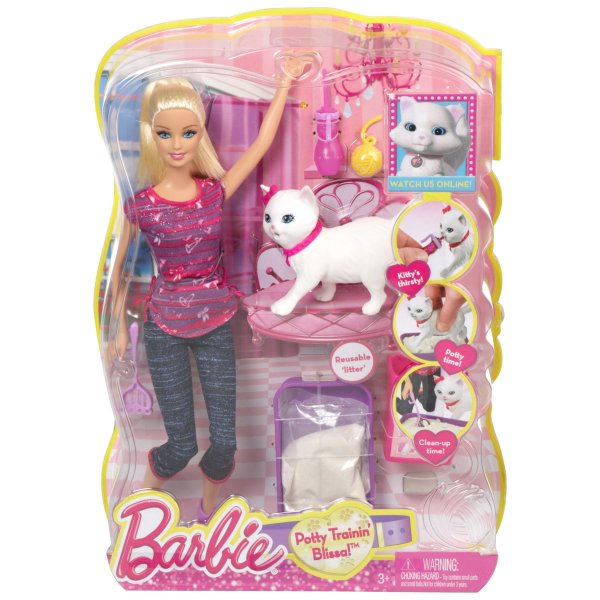 Barbie игровой набор с куклой Potty Training Blissa