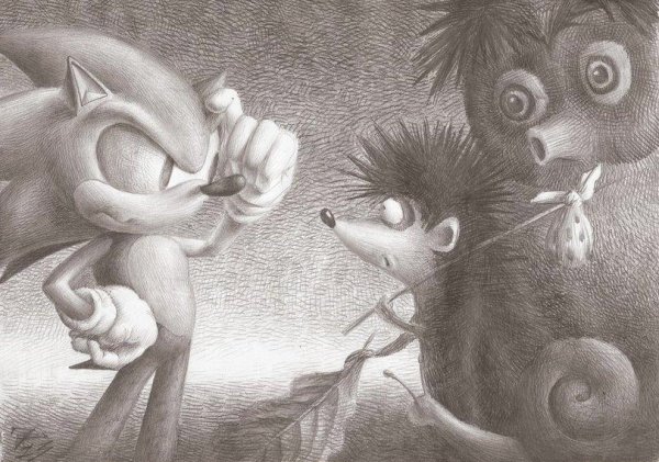 Sonic Hedgehog в тумане