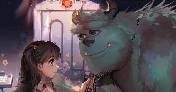 Салливан Корпорация монстров арт
