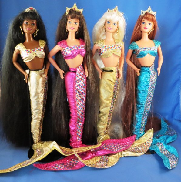 Барби Русалка 1995 года Jewel hair Mermaid