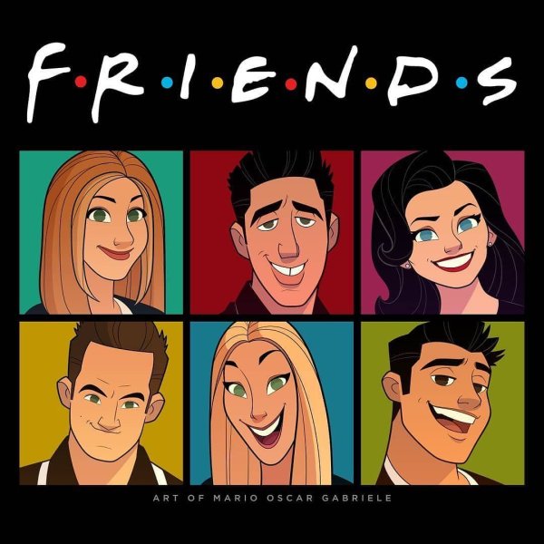 Сериал друзья рисунки