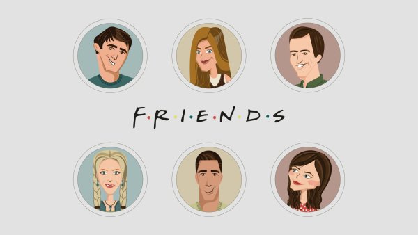 Друзья сериал арт