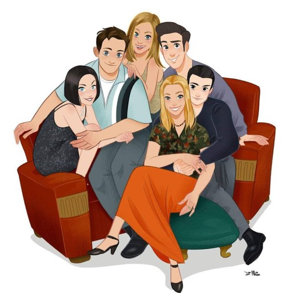 Сериал друзья арты