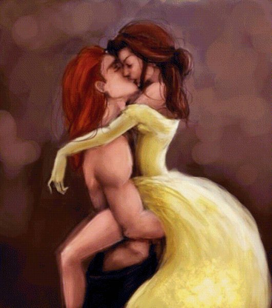 Красавица и чудовище принц и Бель 18 +