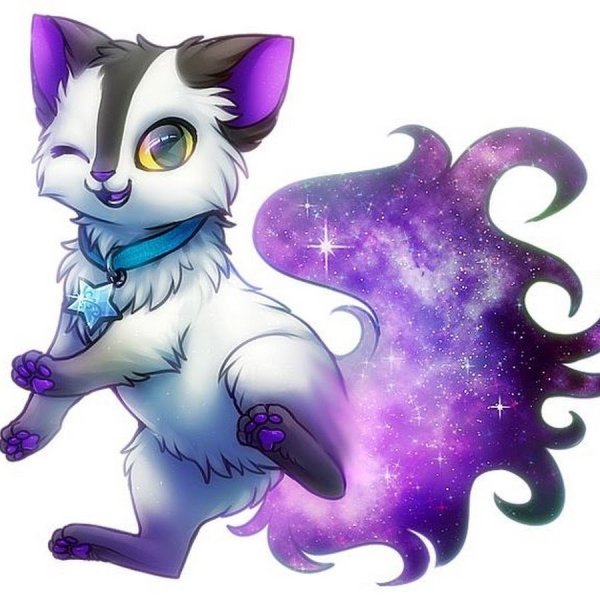 Коты Воители фиолетовый кот