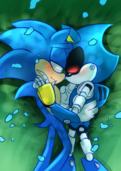 Sonic x Metal Sonic