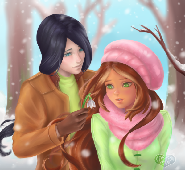 Винкс Флора и гелия арт