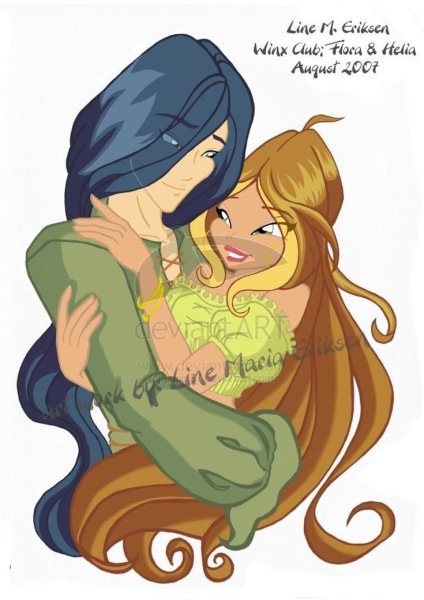 Winx Flora and Helia