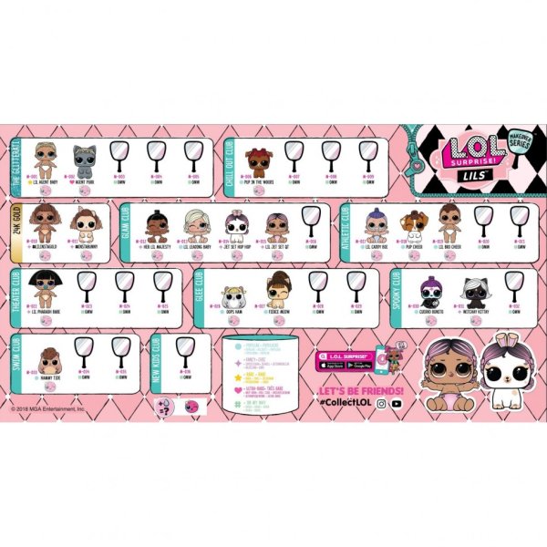Кукла-сюрприз mga Entertainment lol Surprise lils sisters Makeover, 7 см, 557081