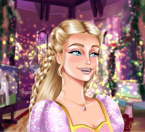 Barbie: принцесса Рапунцель