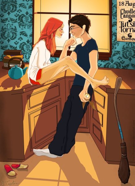 Гарри и Джинни арт 18