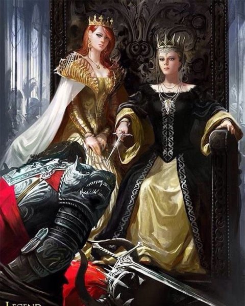 “Король и четыре королевы” (the King and four Queens).