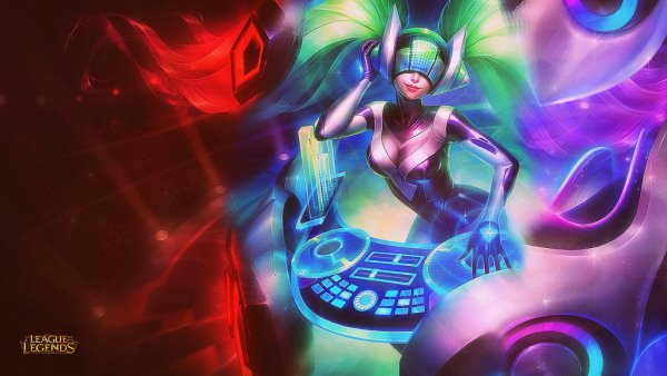 DJ sona League of Legends фигурка