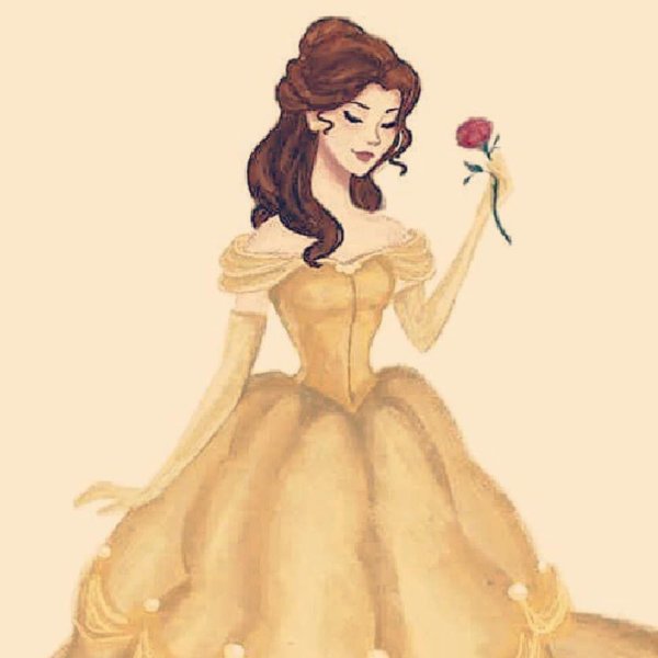 Illustrator Disney Белль
