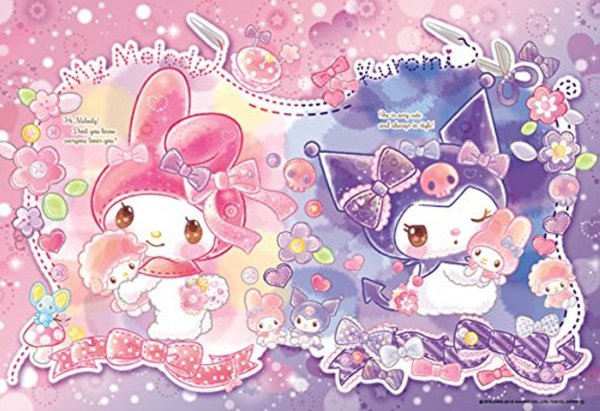 Плакаты с hello Kitty и Мелоди