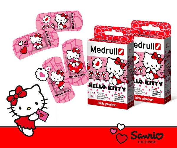 Medrull пластырь hello Kitty