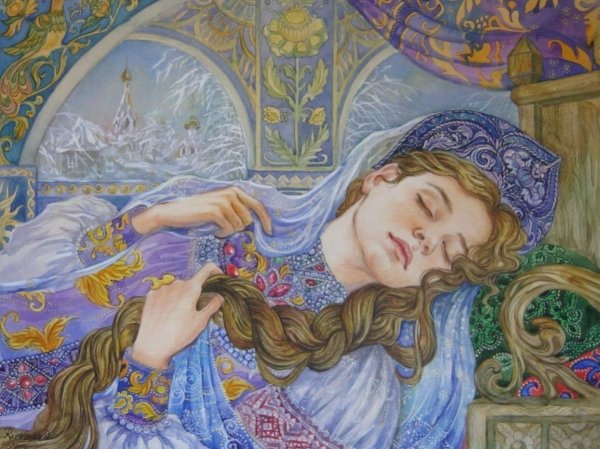 Спящая красавица Царевна Жуковского
