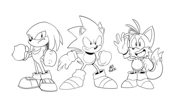 Sonic Black and White