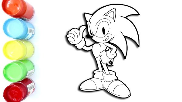 Раскраска Sonic Forces Infinite