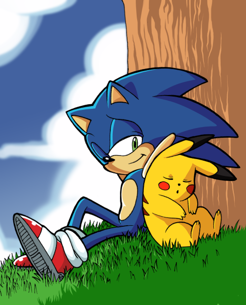 Ёж Соник Pikachu Sonic