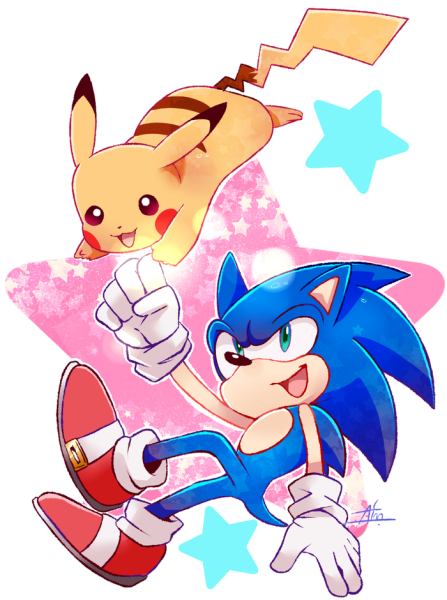 Ёж Соник Pikachu Sonic
