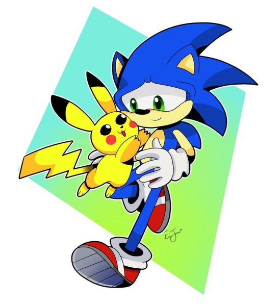 Ёж Соник Pikachu Sonic