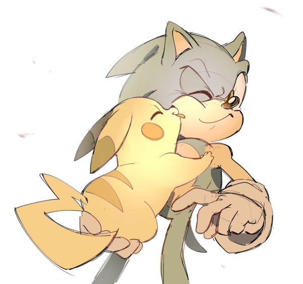 Sonic and Pikachu