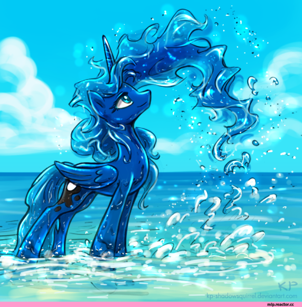 My little Pony принцесса Луна водная