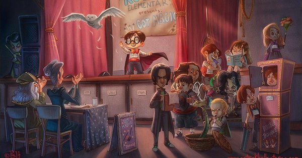 Мэджик арт Гарри Поттер
