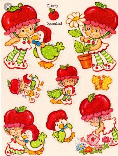 Strawberry Shortcake characters 1980