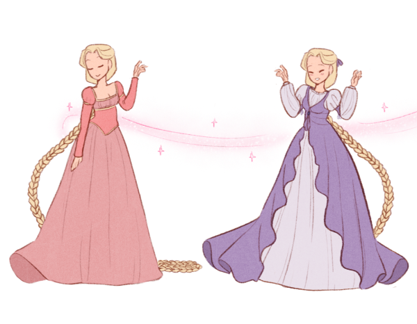 Rapunzel Барби арт