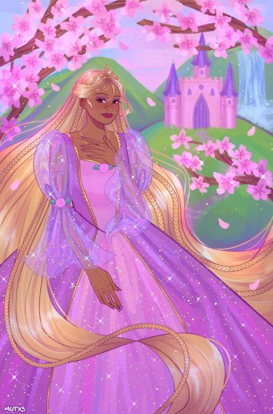 Barbie: принцесса Рапунцель