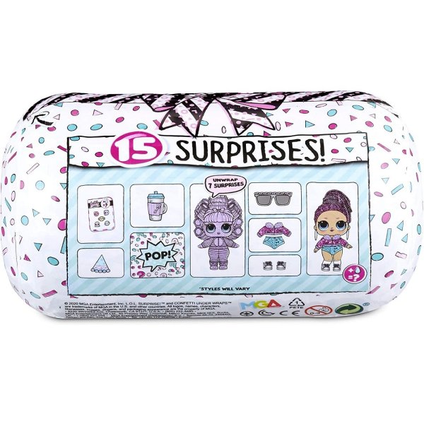 Кукла-сюрприз l.o.l. Confetti present Surprise under Wraps re-released, 571476